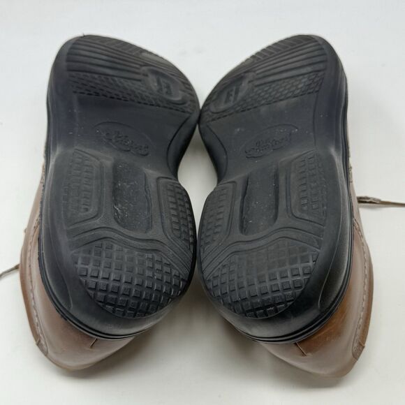 Dr Comfort Wing Shoes Mens 13 M Brown Leather Lace Up Casual Dress Brogue Ortho - Picture 16 of 16